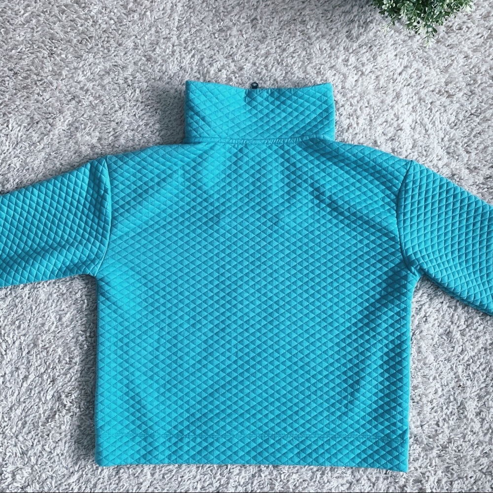 Teal Athletic Quarter-Zip Jacket - Picture 6 of 6